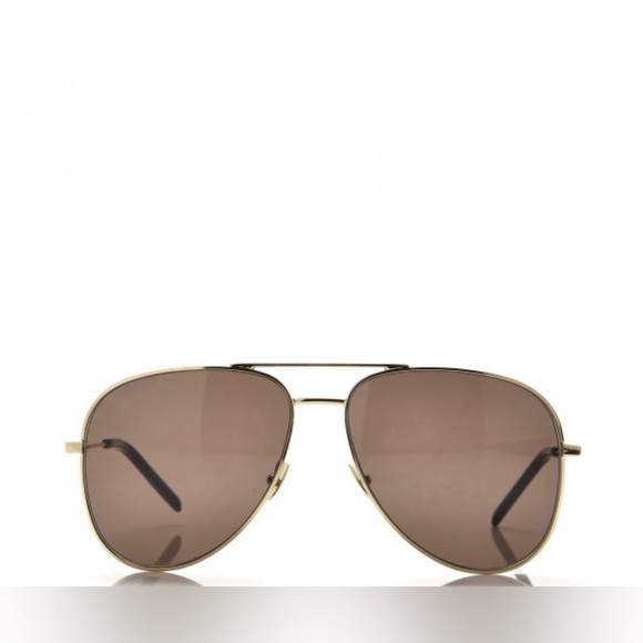 New! Saint Laurent Shields Aviator Sunglasses - Picture 7 of 15